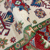 Hand Knotted Kazak Oriental Runner Rug 2' 7" x 9' 9" ft / 80 x 296 cm - No. R37429