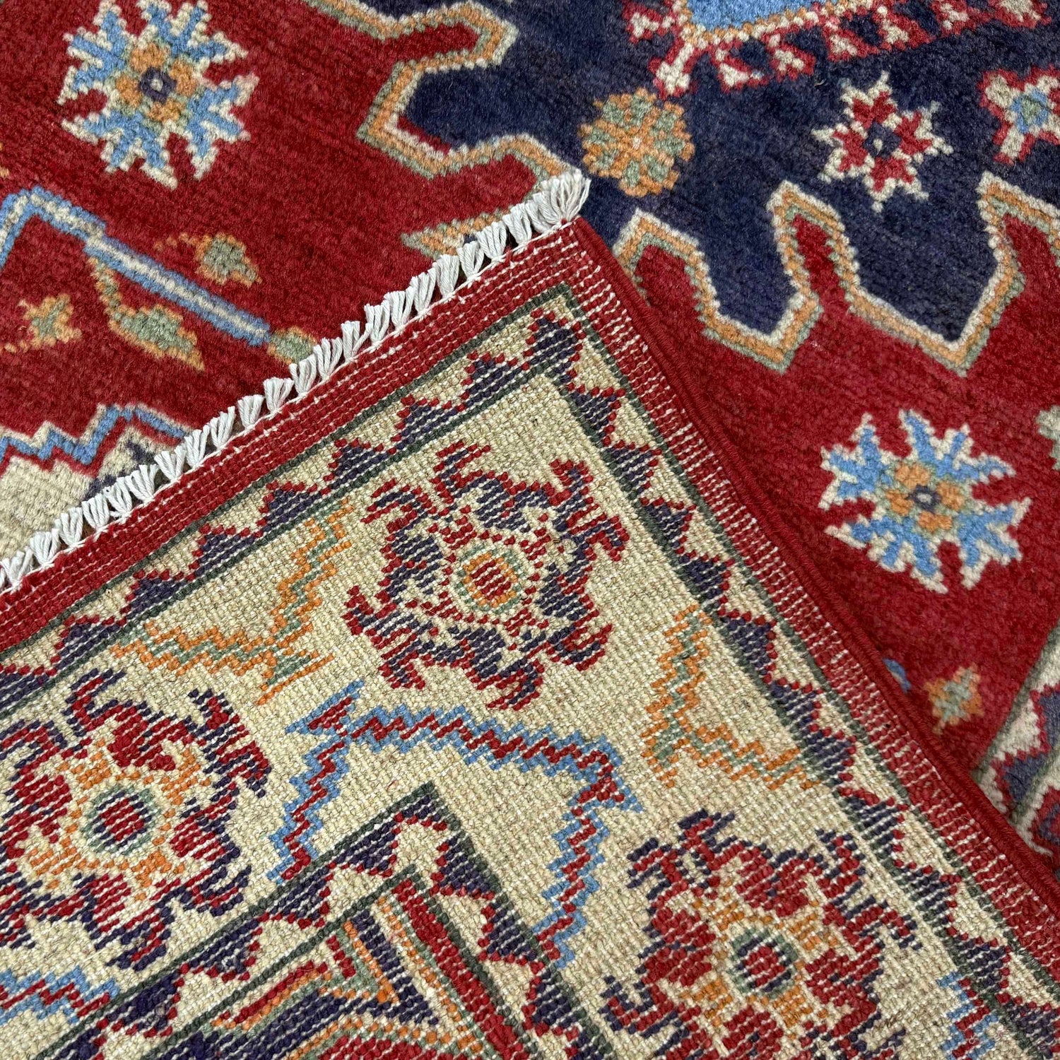 Hand knotted Kazak Runner Carpet 2' 9" x 9' 9" ft / 83 x 297 cm - No. R37435