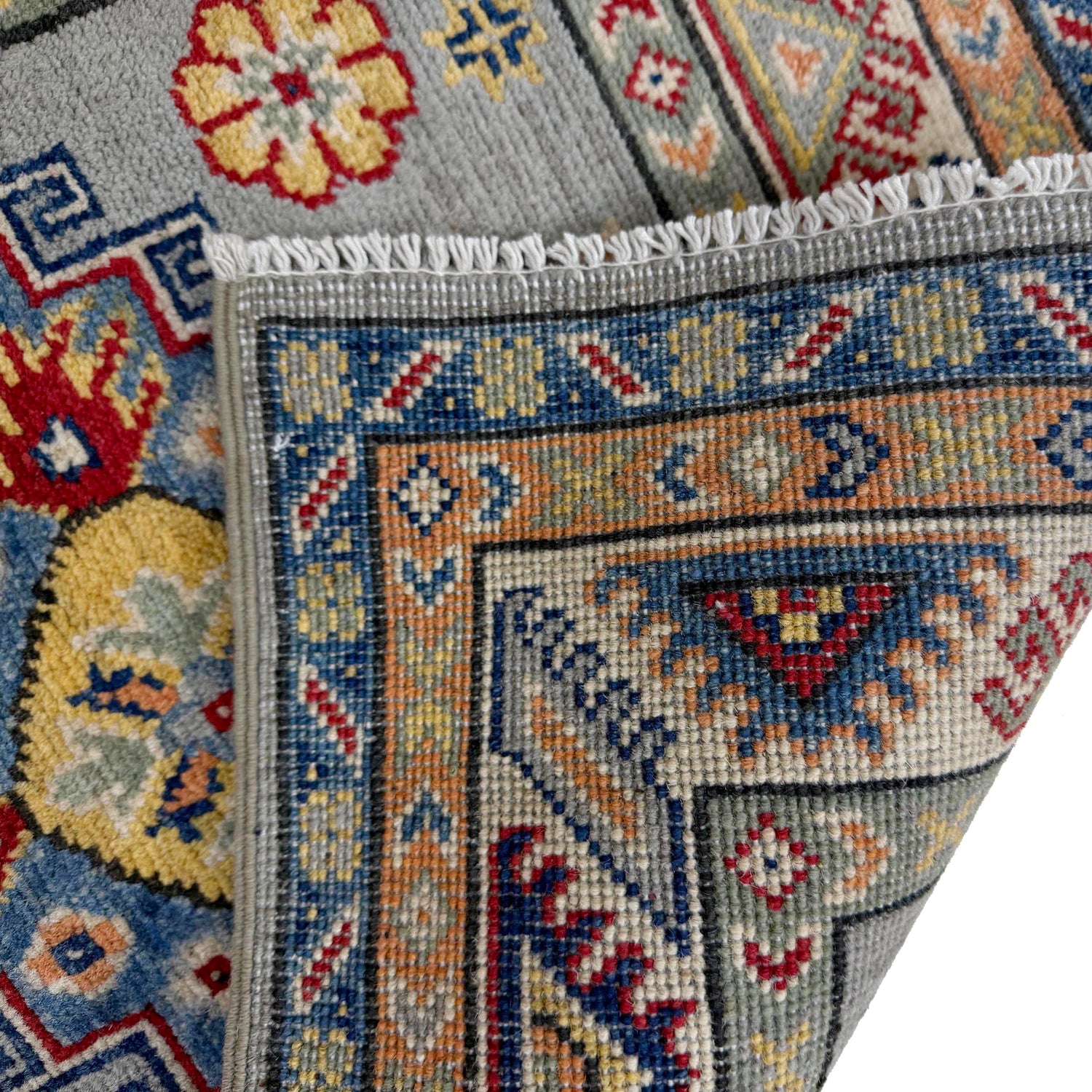 Oriental Kazak Runner Rug 2' 7" x 6' 6" ft / 80 x 199 cm - No. R37436