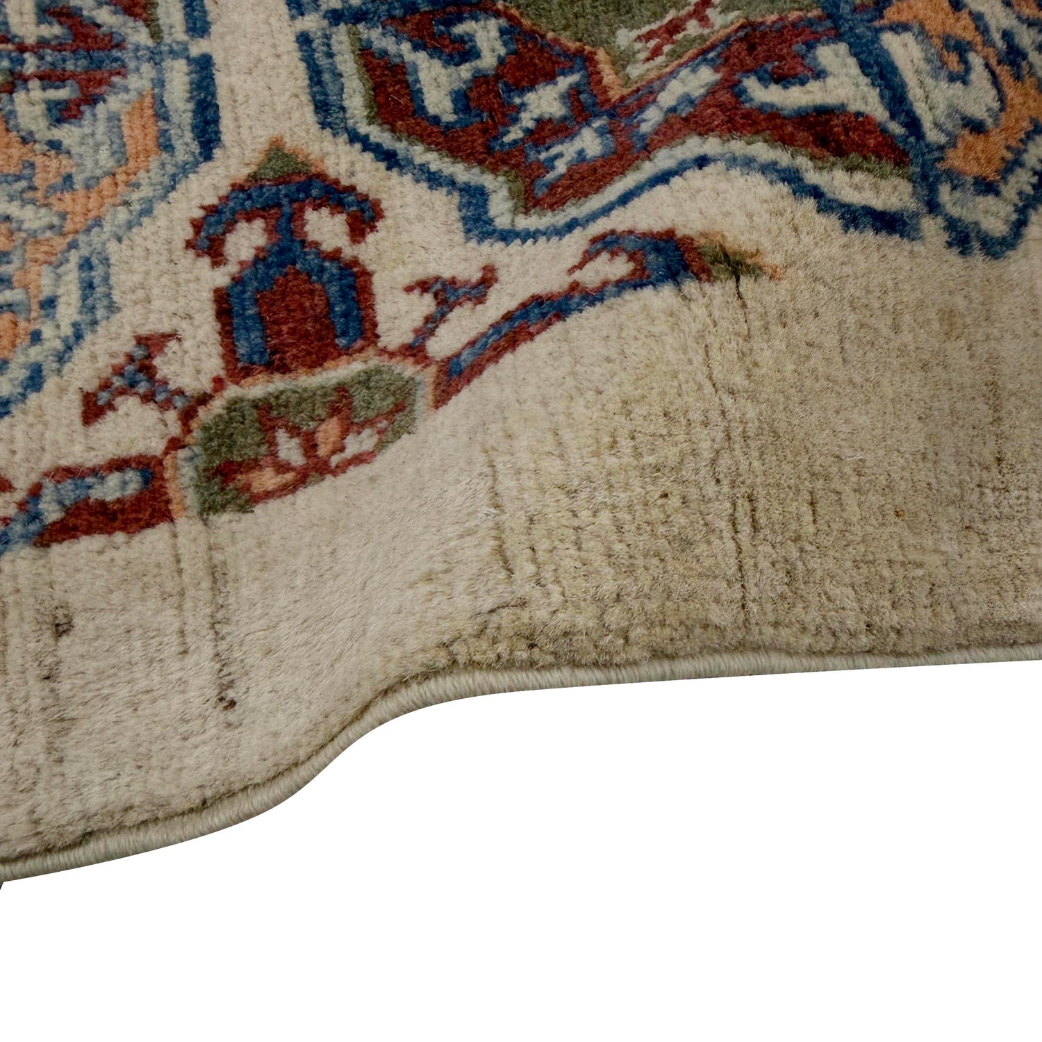 Hand Knotted Oriental Waziri Runner Rug 2' 7" x 7' 11" ft / 78 x 242 cm - No. R37437
