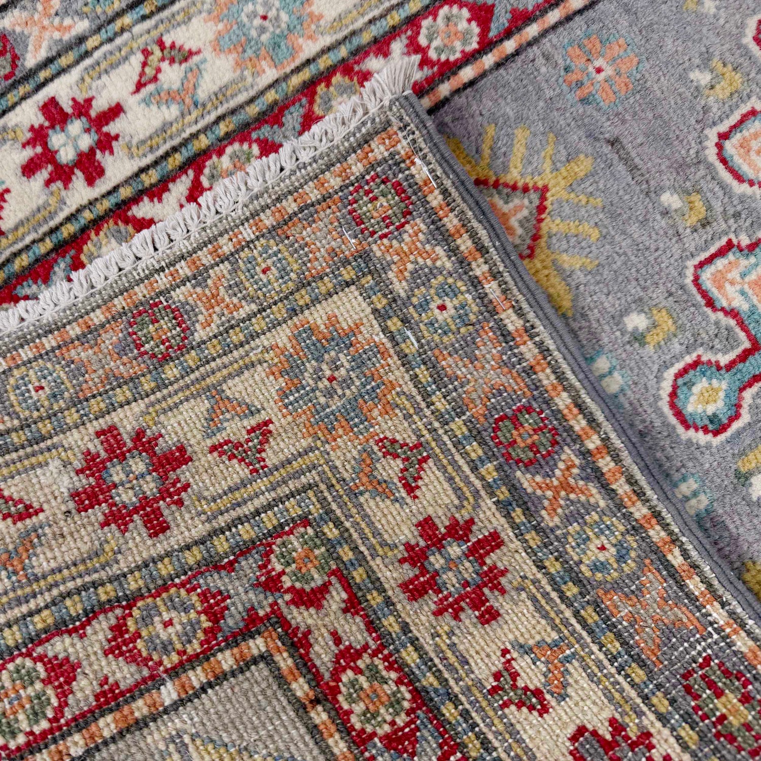 Handmade Kazak Area Runner Rug 2' 7" x 9' 7" ft / 79 x 292 cm - No. R37439