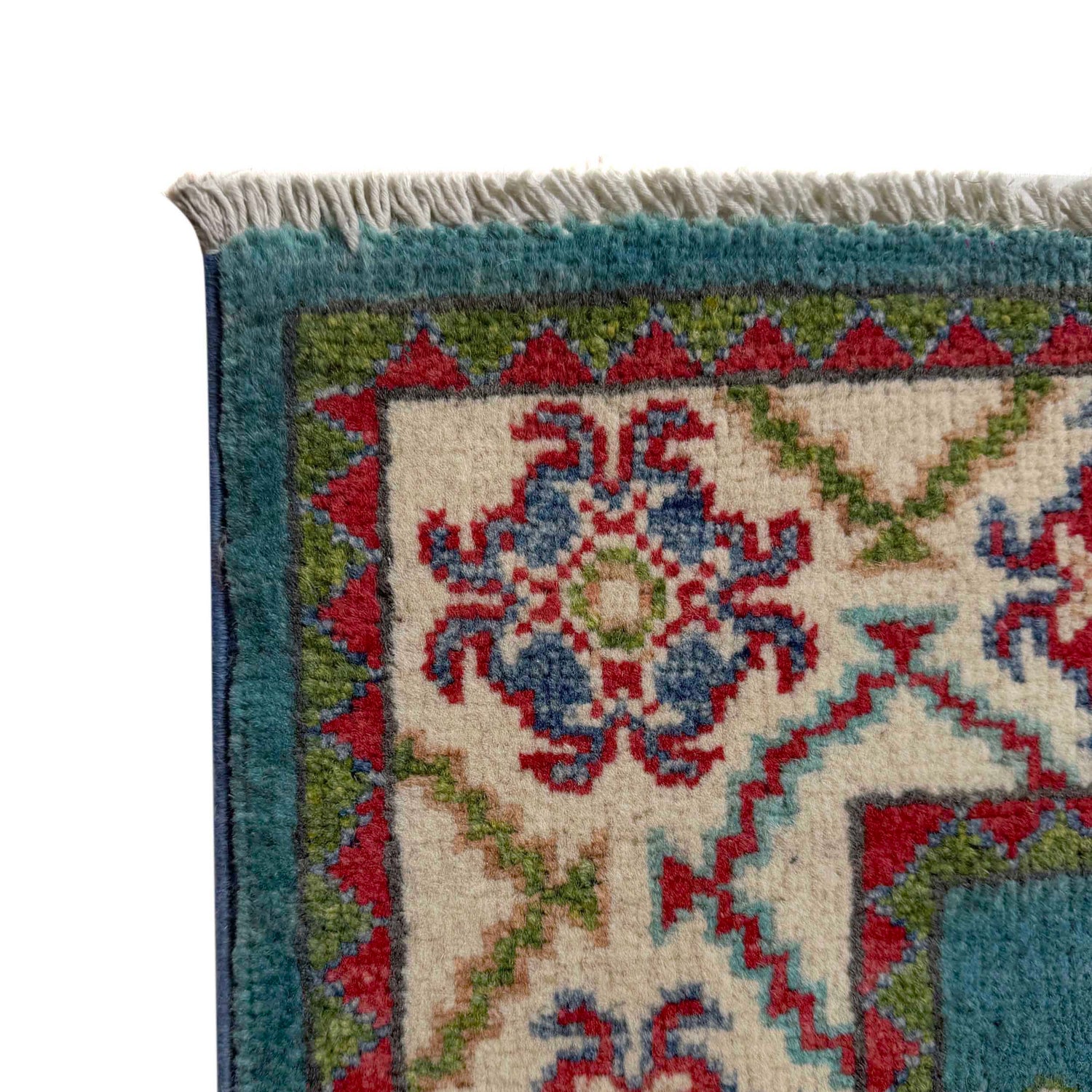 Hand Knotted Kazak Oriental Runner Rug 2' 7" x 6' 2" ft / 79 x 187 cm - No. R37441