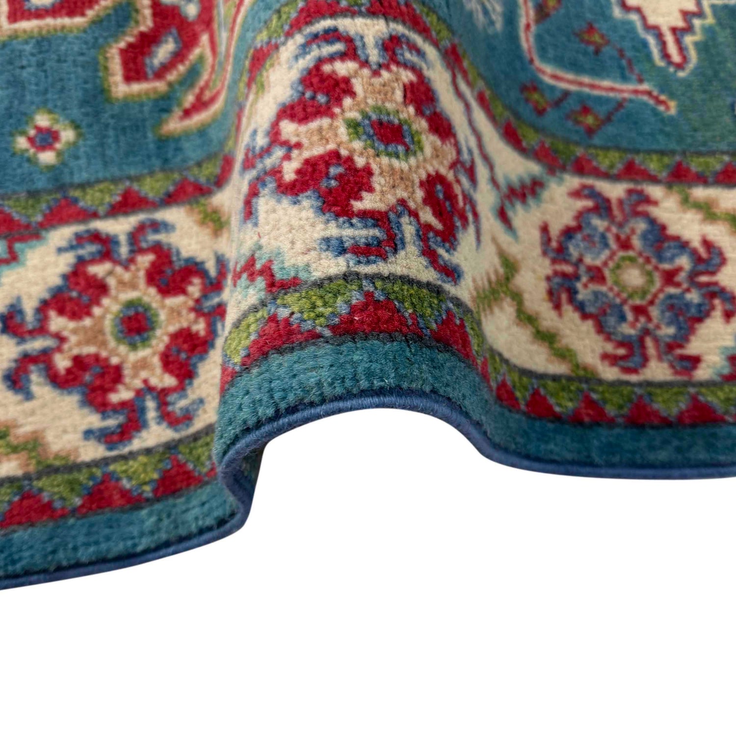 Hand Knotted Kazak Oriental Runner Rug 2' 7" x 6' 2" ft / 79 x 187 cm - No. R37441