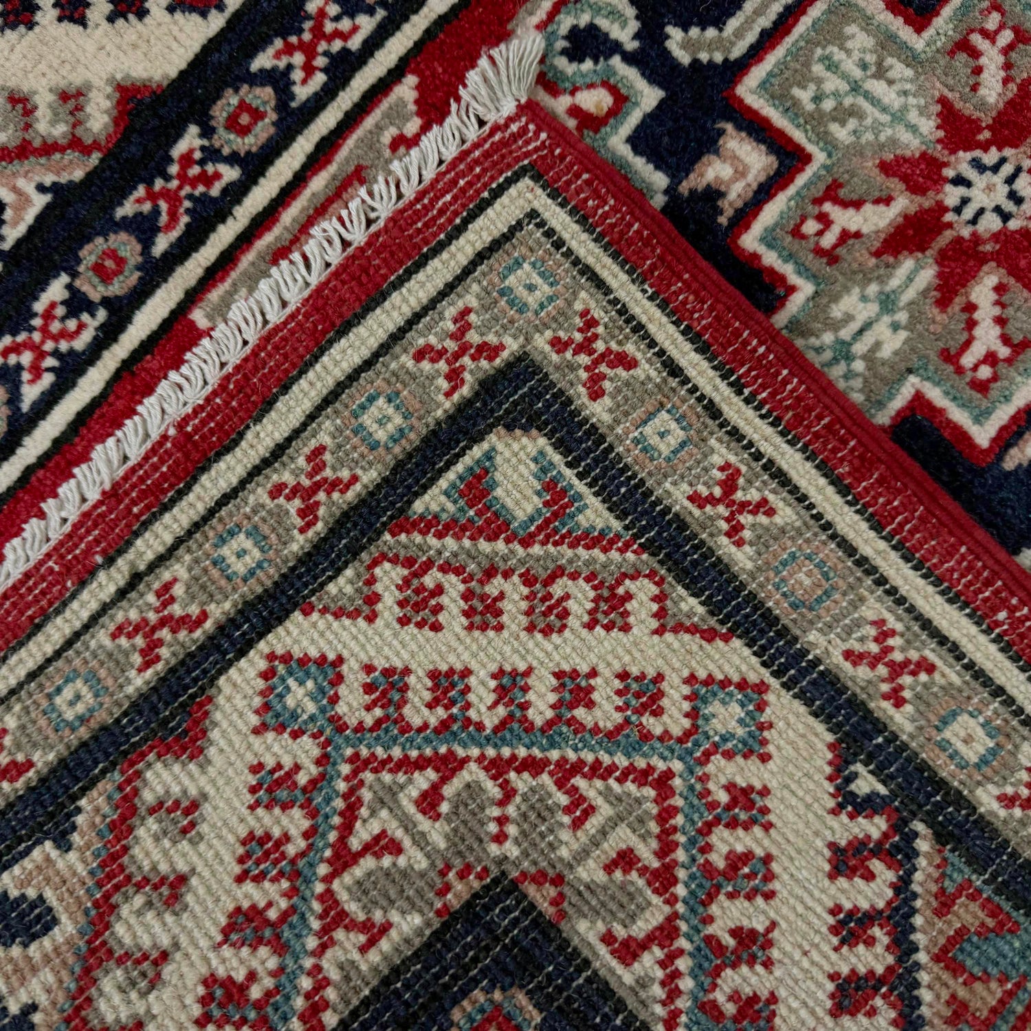 Red Color Kazak Runner Rug 2' 7" x 10' 0" ft / 79 x 304 cm - No. R37442
