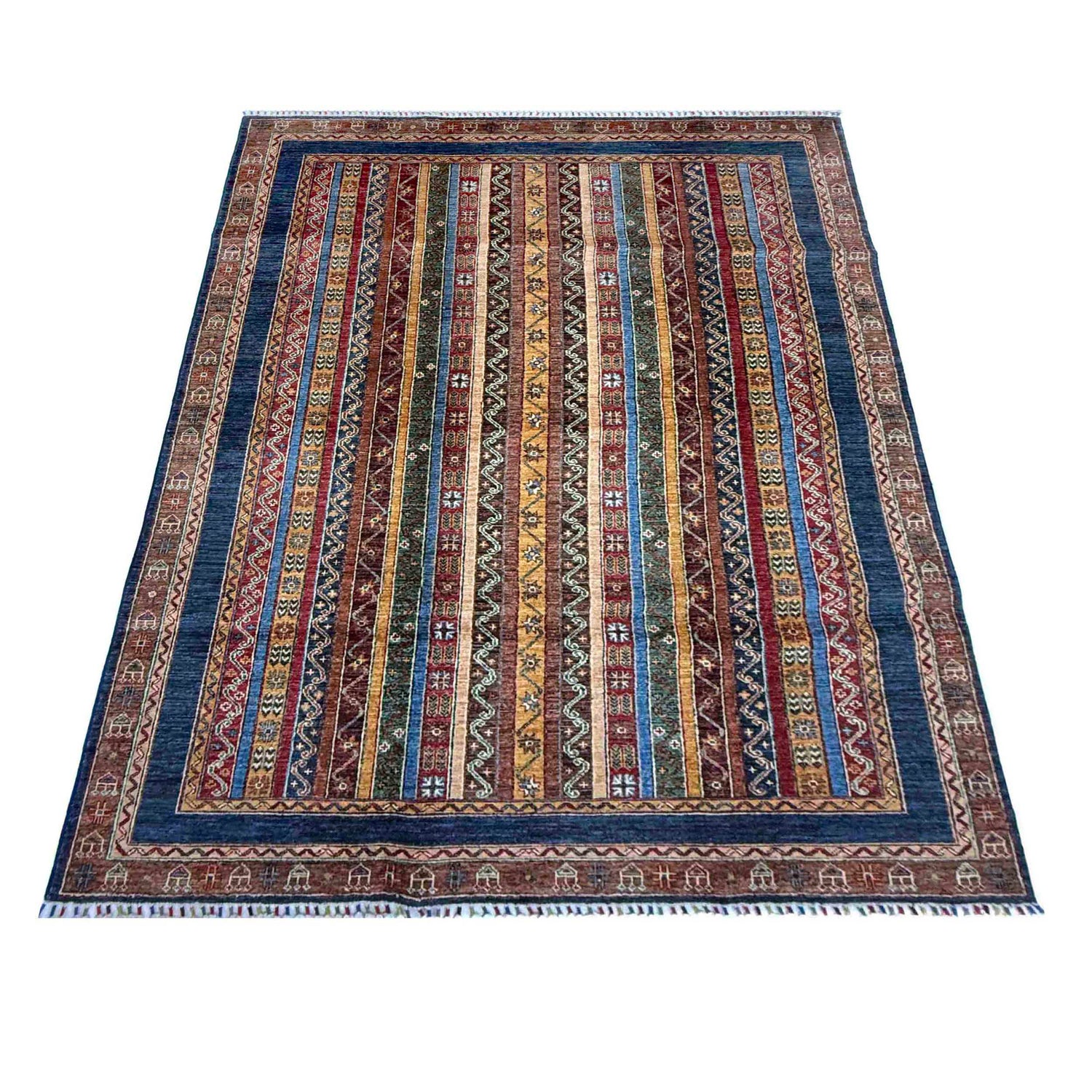 Oriental Shawl Luxury Rug 5' 7" x 7' 9" ft / 171 x 235 cm - No. R37460