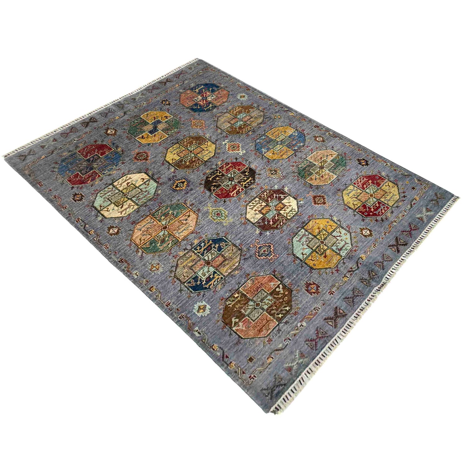 Luxury Fine Waziri Carpet 5' 9" x 7' 10" ft / 174 x 240 cm - No. R37463