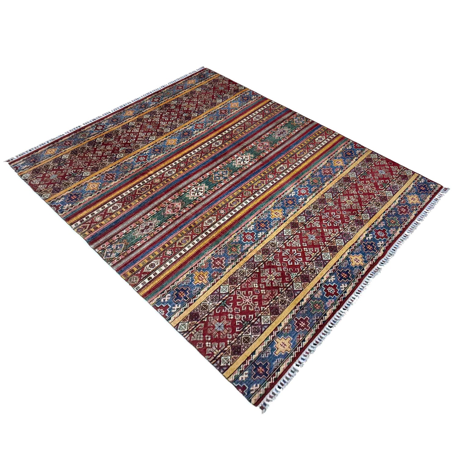 Contemporary Gabbeh Rug 5' 7" x 7' 11" ft / 169 x 241 cm - No. R37465