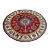 Traditional Kazak Round Area Rug 5' 10" x 5' 10" ft / 178 x 178 cm - No. R37466