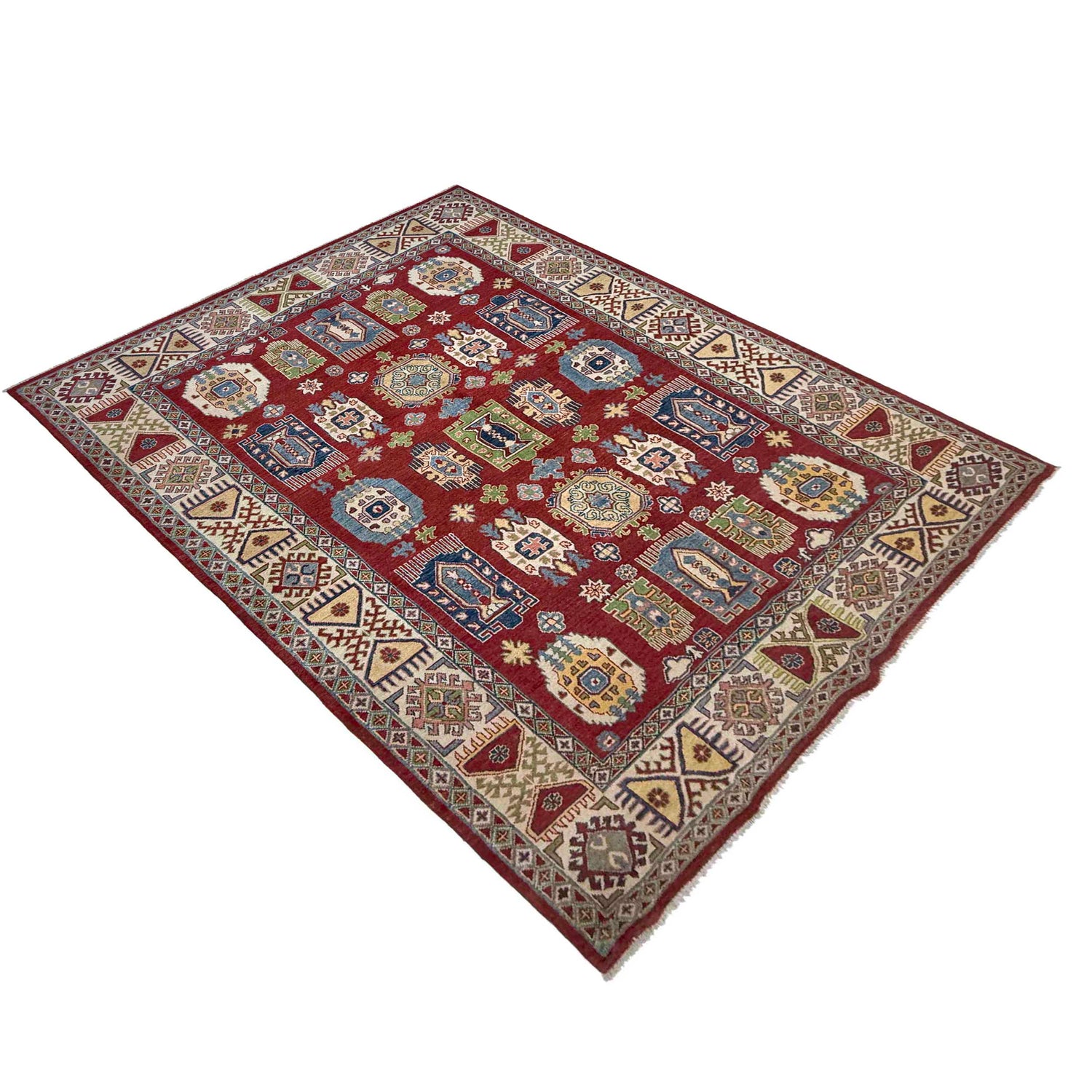 Oriental Kazak Rug 6' 6" x 10' 1" ft / 198 x 308 cm - No. R37469