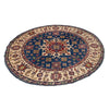 Authentic Afghan Kazak Round Rug 6' 7" x 6' 7" ft / 201 x 201 cm - No. R37470