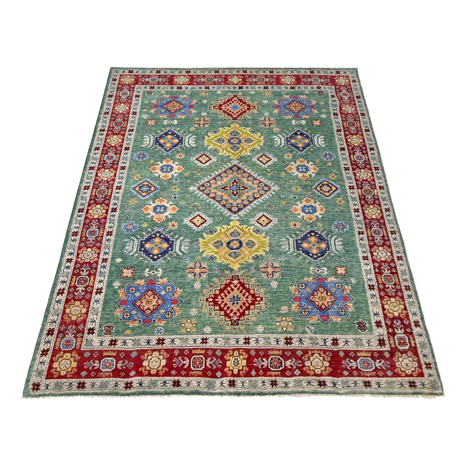 Hand knotted Kazak Rugs 6' 9" x 10' 0" ft / 205 x 306 cm - No. R37475