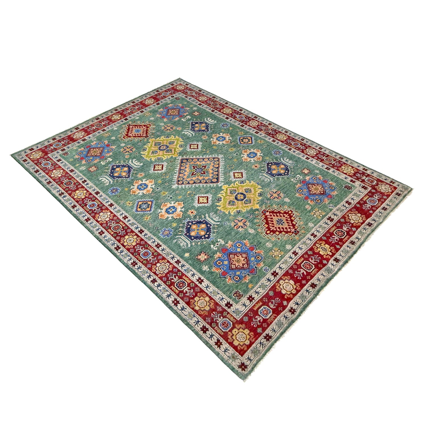 Hand knotted Kazak Rugs 6' 9" x 10' 0" ft / 205 x 306 cm - No. R37475