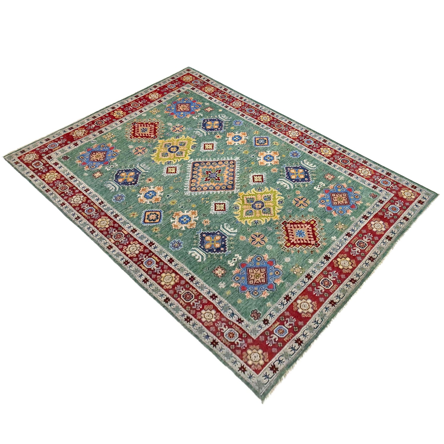 Hand knotted Kazak Rugs 6' 9" x 10' 0" ft / 205 x 306 cm - No. R37475