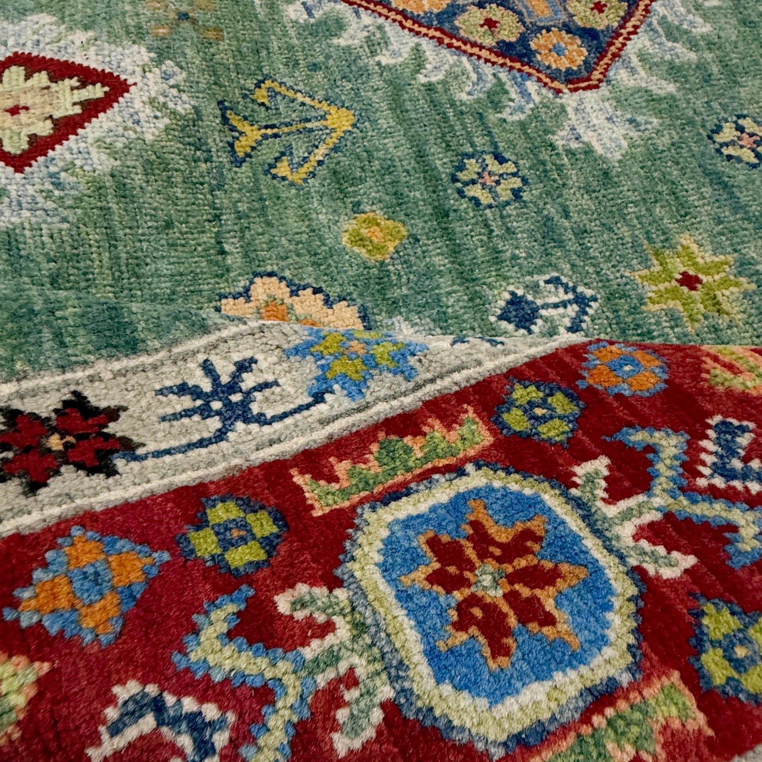 Hand knotted Kazak Rugs 6' 9" x 10' 0" ft / 205 x 306 cm - No. R37475
