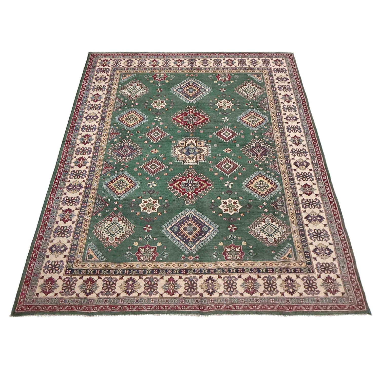 Oriental Kazak Rug 6' 9" x 10' 0" ft / 206 x 304 cm - No. R37479