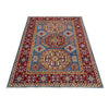 Handmade Kazak Area Rug 4' 0" x 6' 0" ft / 122 x 183 cm - No. R37480