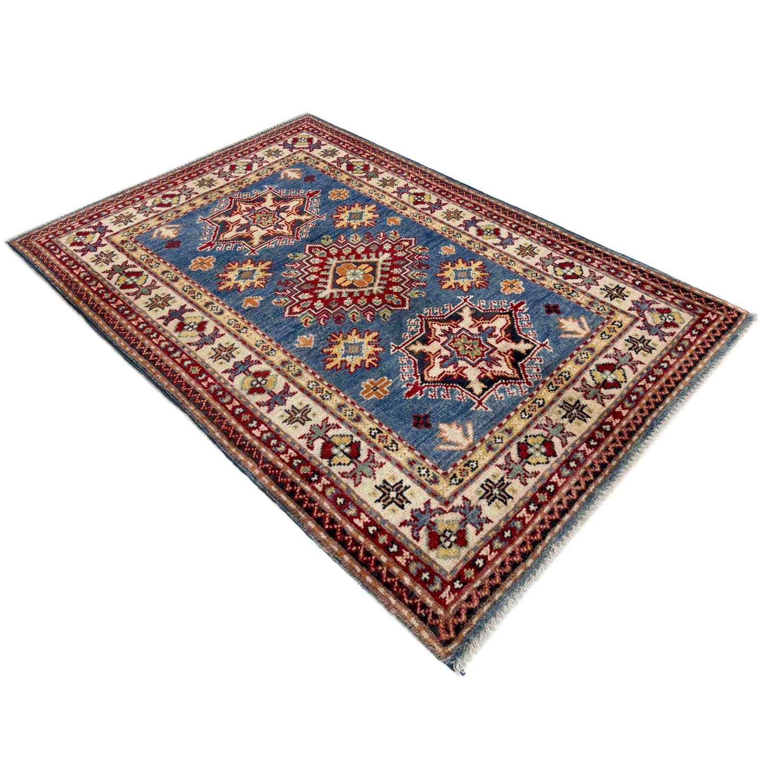 Hand knotted Kazak Rugs 2' 6" x 3' 11" ft / 76 x 119 cm - No. R37483