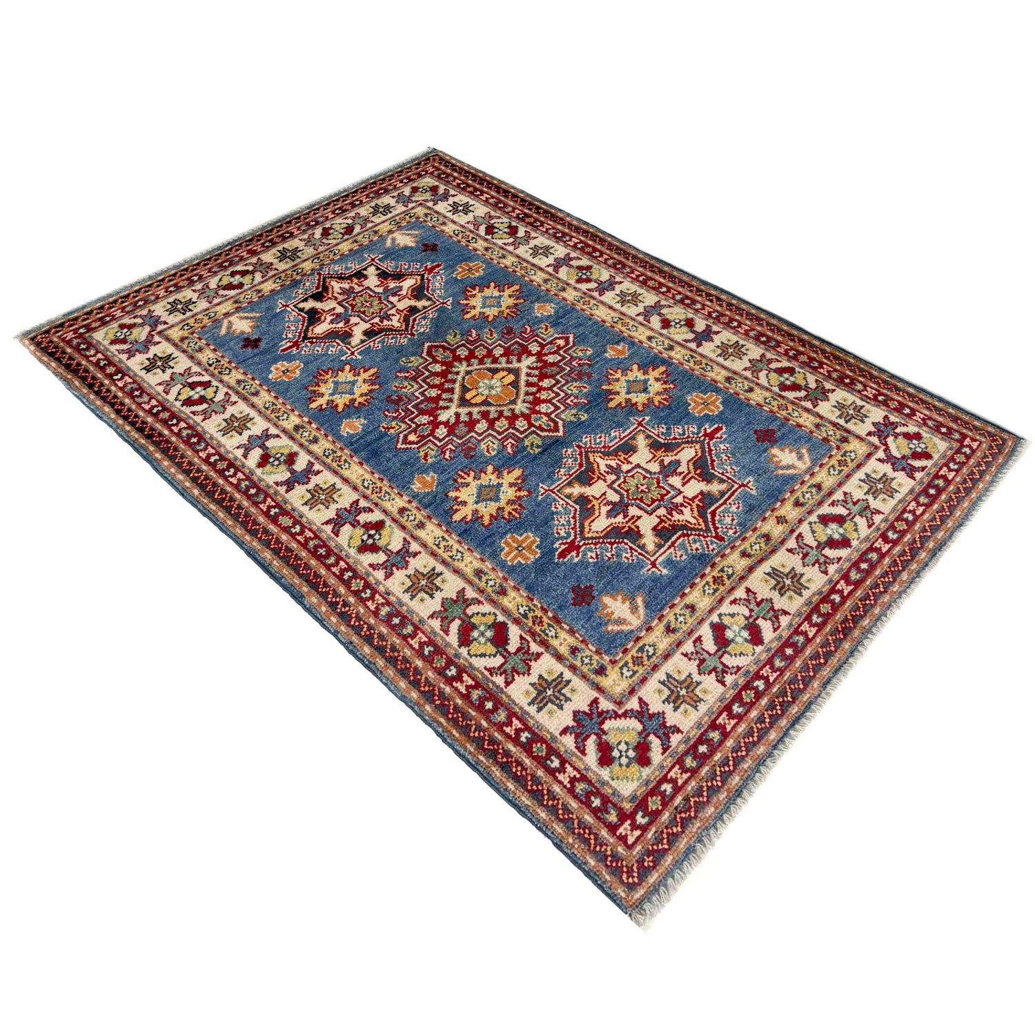 Hand knotted Kazak Rugs 2' 6" x 3' 11" ft / 76 x 119 cm - No. R37483