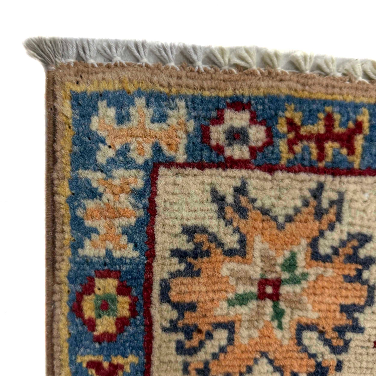 Hand knotted Kazak Carpet 2' 7" x 4' 3" ft / 78 x 130 cm - No. R37484