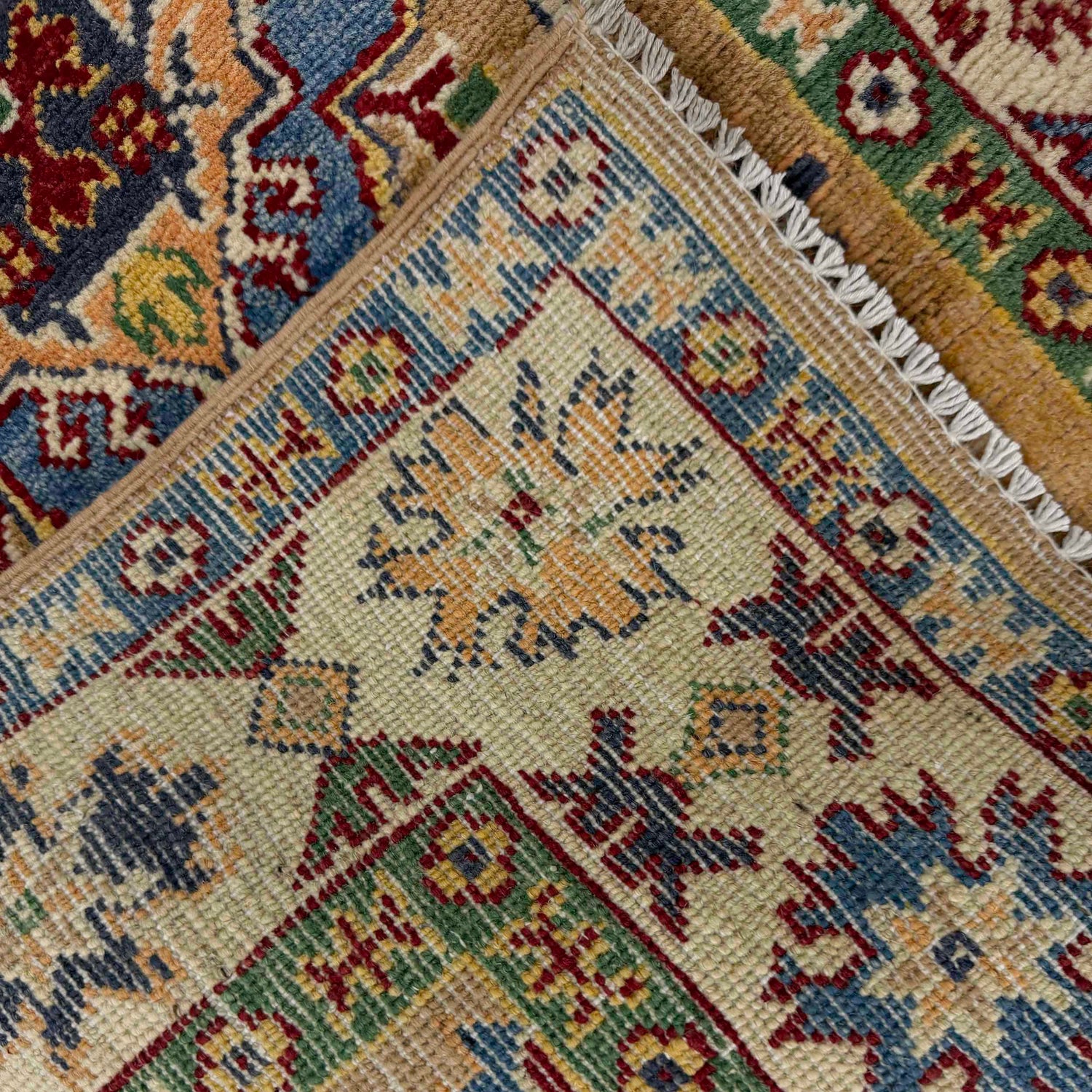 Hand knotted Kazak Carpet 2' 7" x 4' 3" ft / 78 x 130 cm - No. R37484