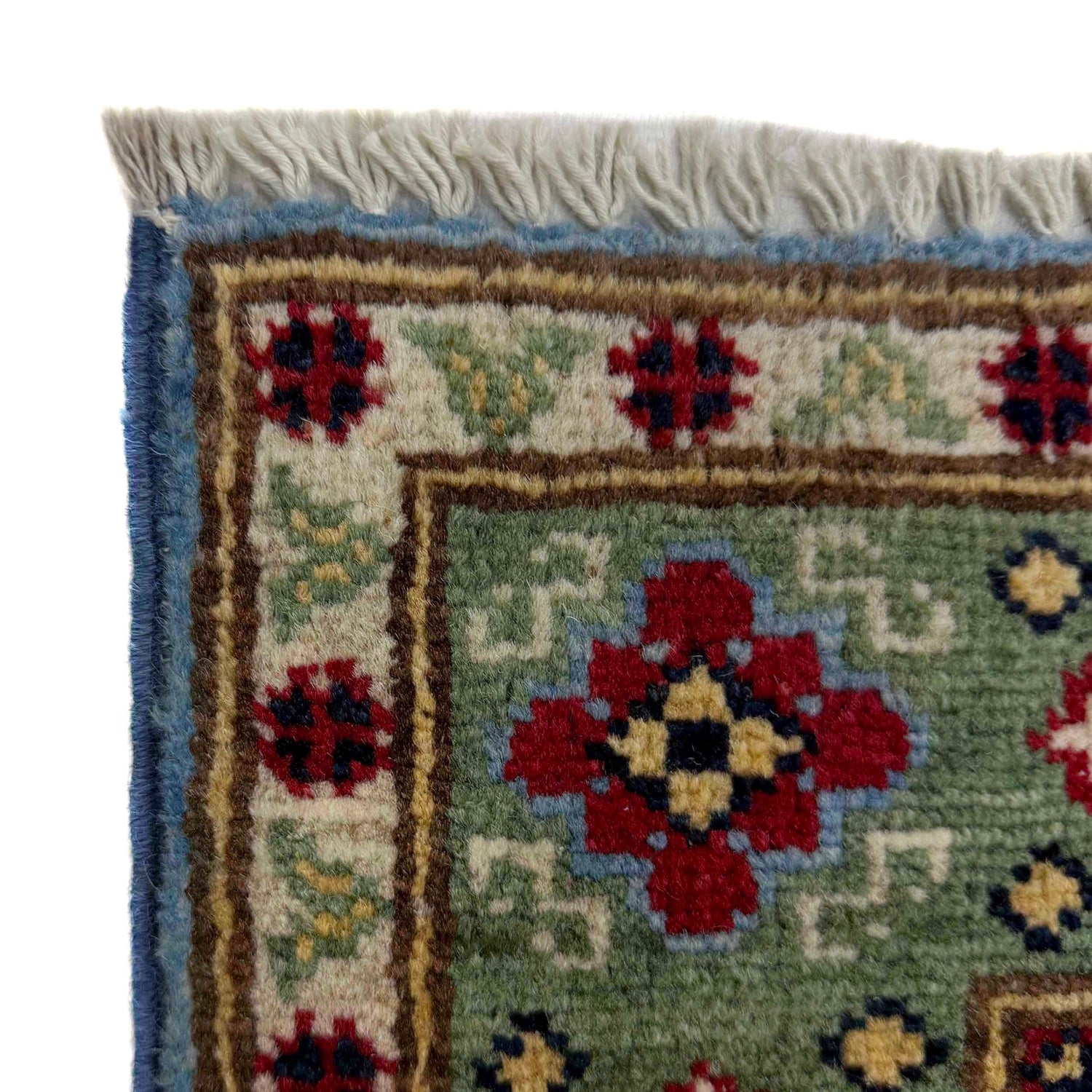 Handmade Kazak Area Rug 2' 7" x 3' 11" ft / 78 x 120 cm - No. R37485