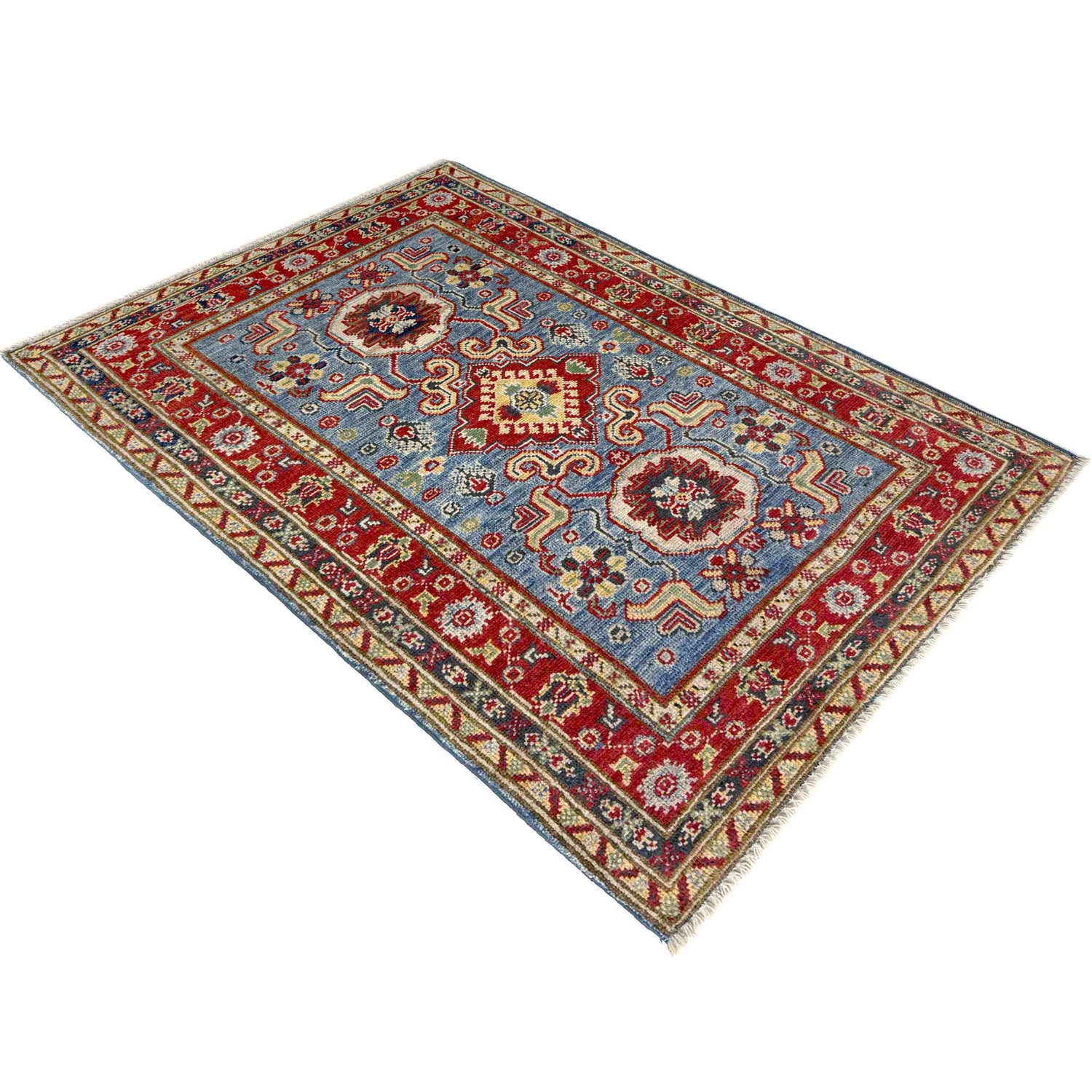 Oriental Kazak Rug 2' 7" x 4' 0" ft / 79 x 123 cm - No. R37486