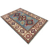 Blue Color Kazak Rug 2' 7" x 3' 9" ft / 78 x 115 cm - No. R37487