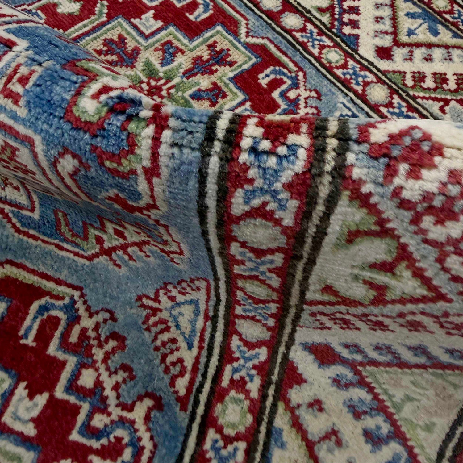 Hand Knotted Kazak Oriental Rug 2' 7" x 4' 0" ft / 80 x 123 cm - No. R37489