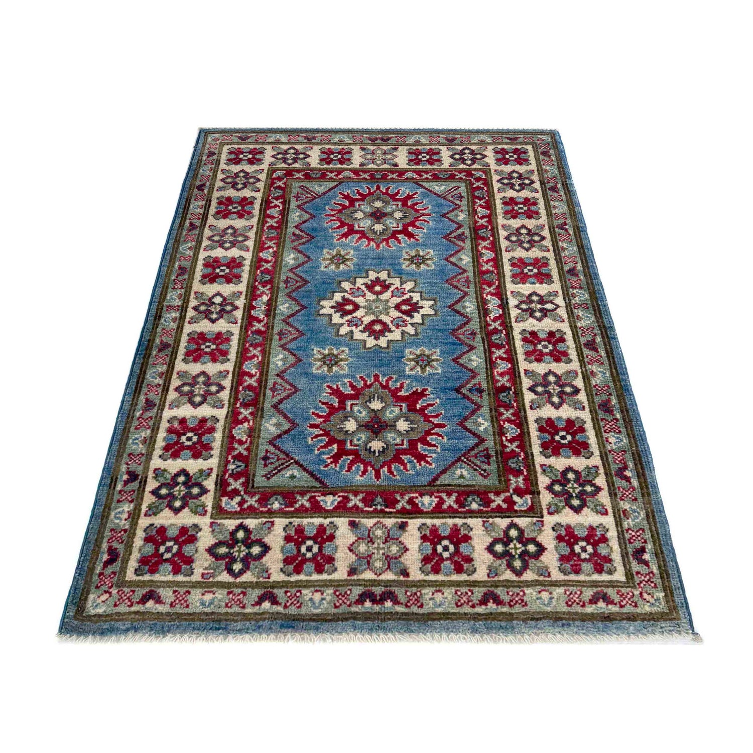 Hand knotted Kazak Rugs 2' 8" x 4' 2" ft / 81 x 126 cm - No. R37490