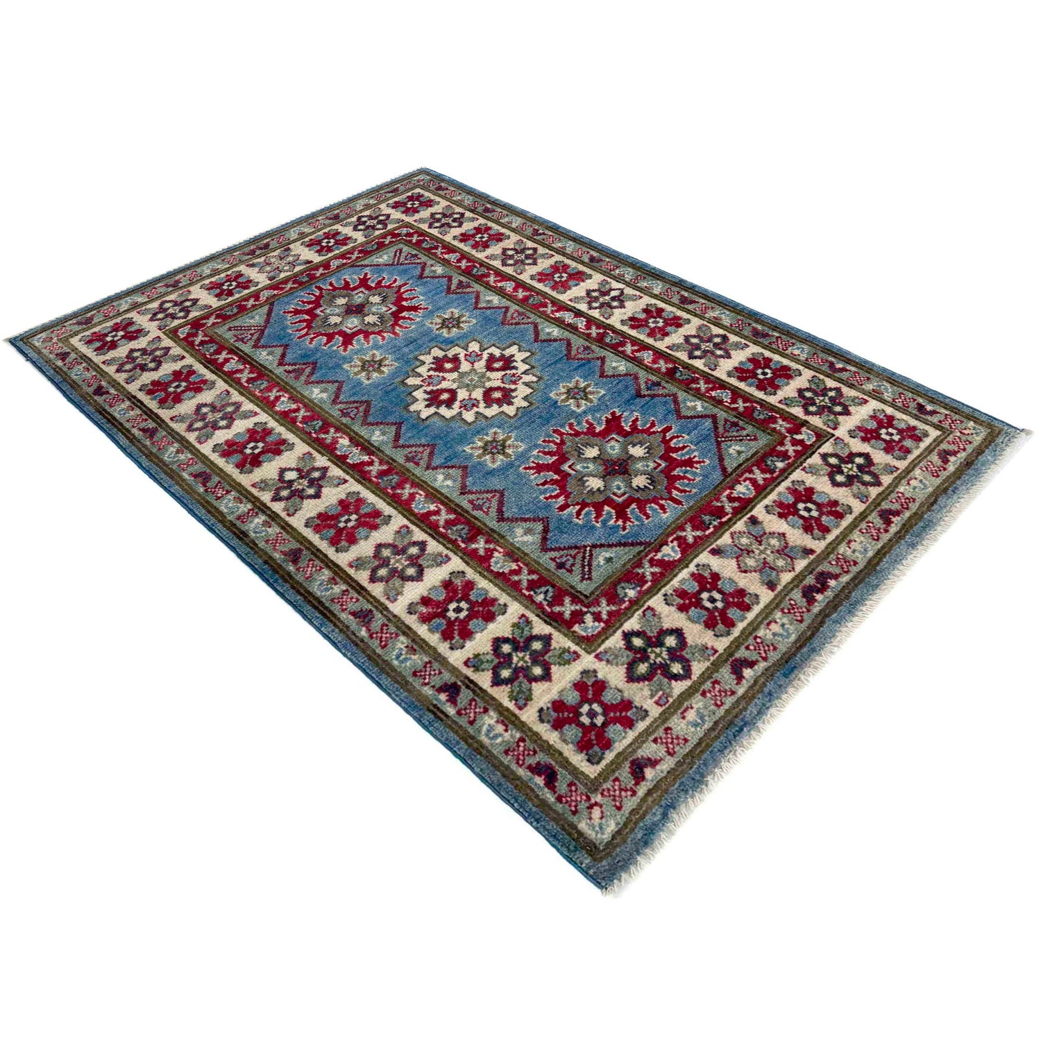Hand knotted Kazak Rugs 2' 8" x 4' 2" ft / 81 x 126 cm - No. R37490