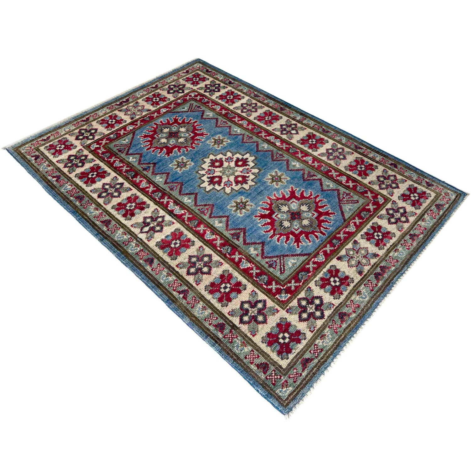 Hand knotted Kazak Rugs 2' 8" x 4' 2" ft / 81 x 126 cm - No. R37490