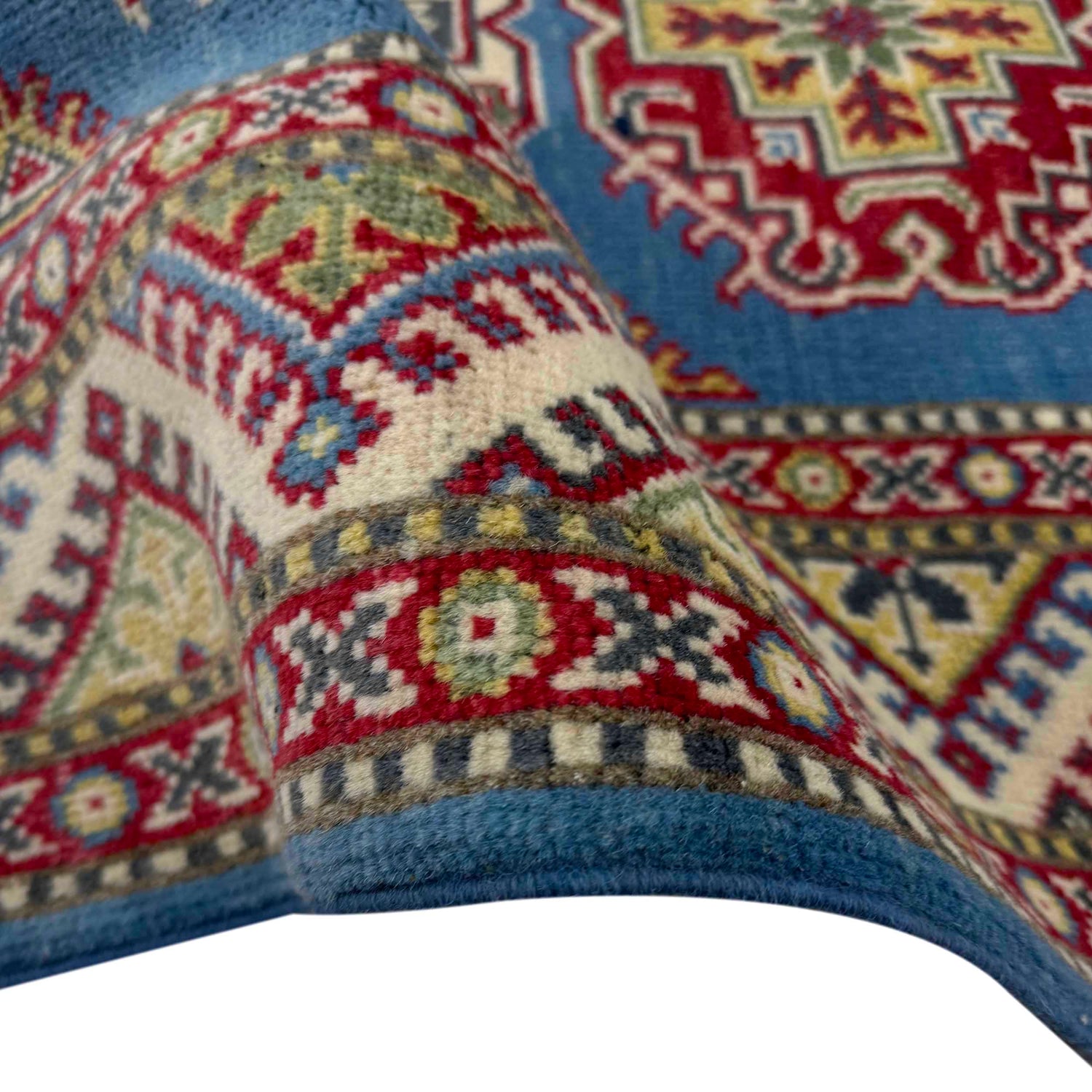 Handmade Kazak Area Rug 2' 8" x 4' 1" ft / 81 x 124 cm - No. R37493