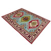 Blue Color Kazak Rug 3' 3" x 4' 11" ft / 100 x 150 cm - No. R37504