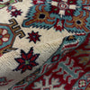 Hand knotted Kazak Carpet 3' 4" x 4' 7" ft / 102 x 140 cm - No. R37505