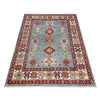 Handmade Kazak Area Rug 3' 3" x 4' 11" ft / 100 x 150 cm - No. R37508