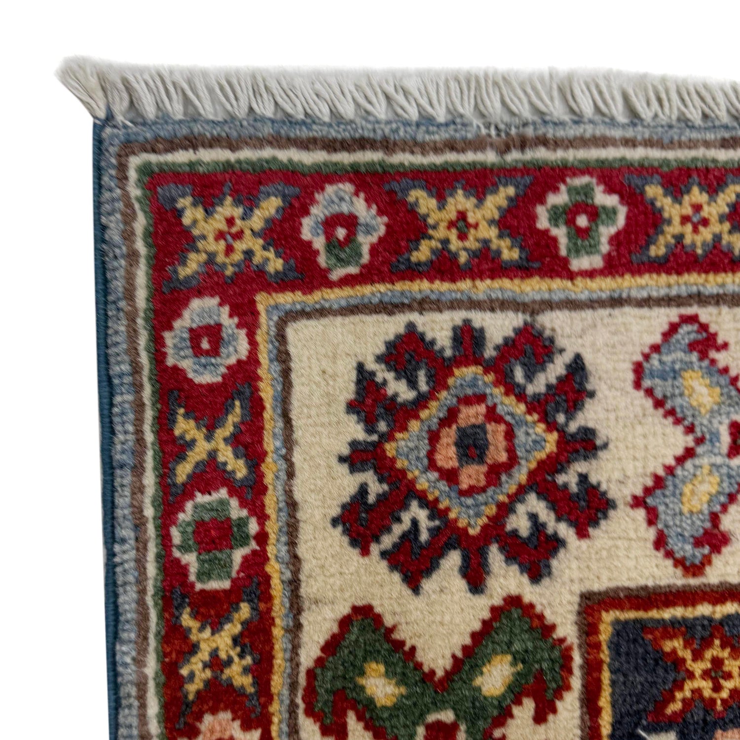 Handmade Kazak Area Rug 3' 3" x 4' 11" ft / 100 x 150 cm - No. R37508