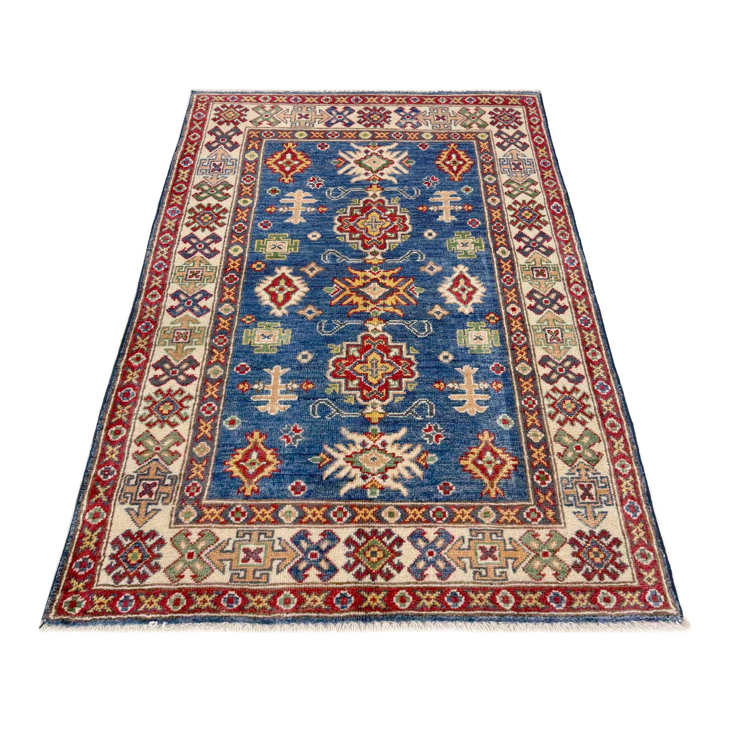 Hand Knotted Kazak Oriental Rug 2' 11" x 4' 9" ft / 90 x 146 cm - No. R37511
