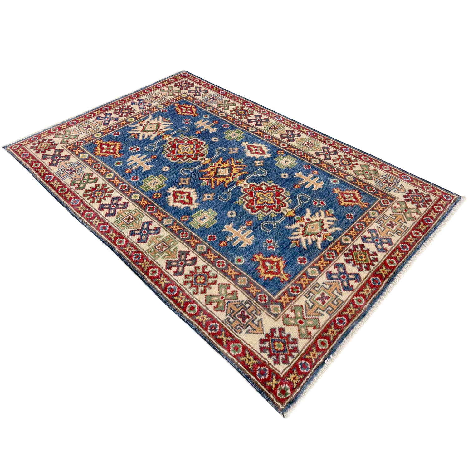 Hand Knotted Kazak Oriental Rug 2' 11" x 4' 9" ft / 90 x 146 cm - No. R37511