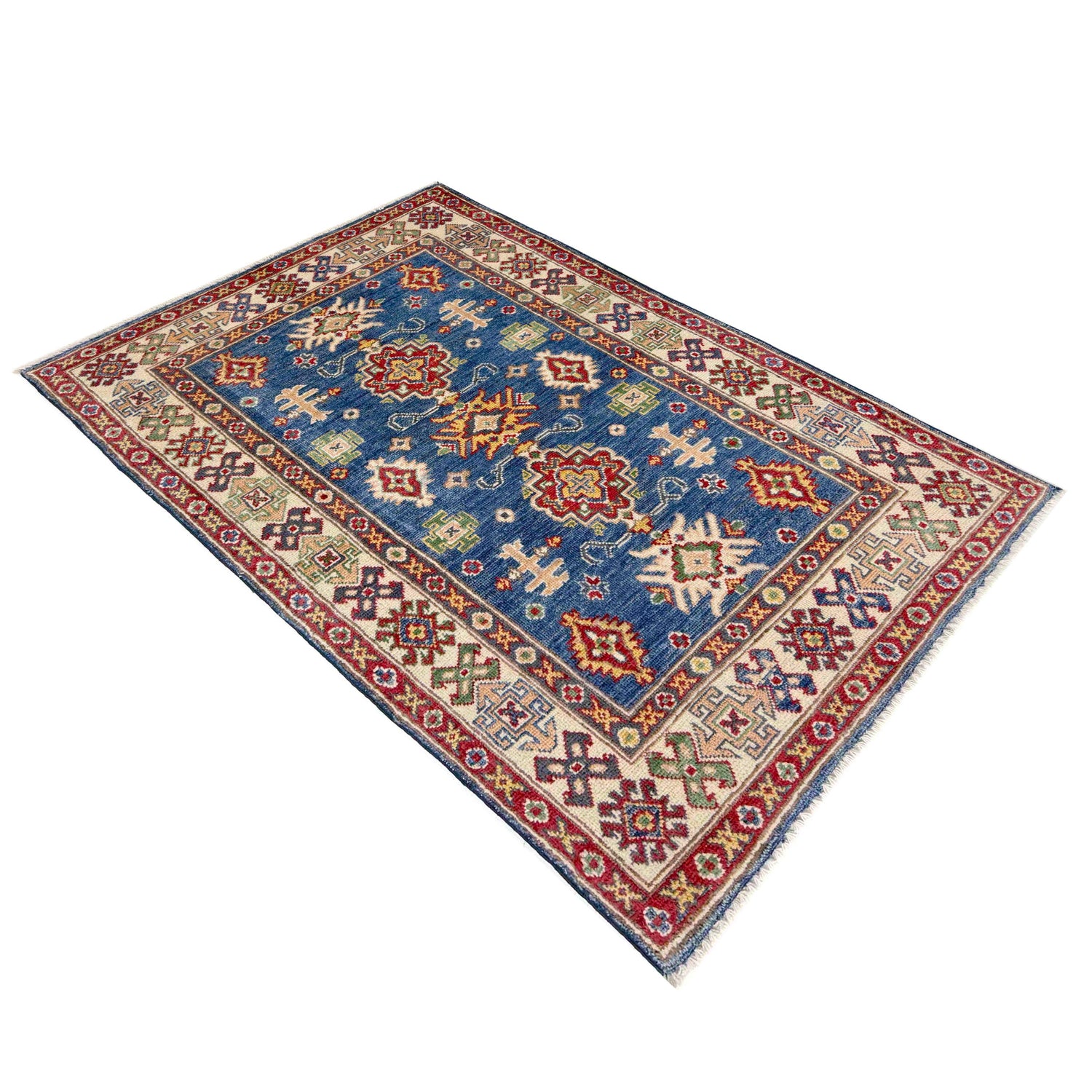 Hand Knotted Kazak Oriental Rug 2' 11" x 4' 9" ft / 90 x 146 cm - No. R37511