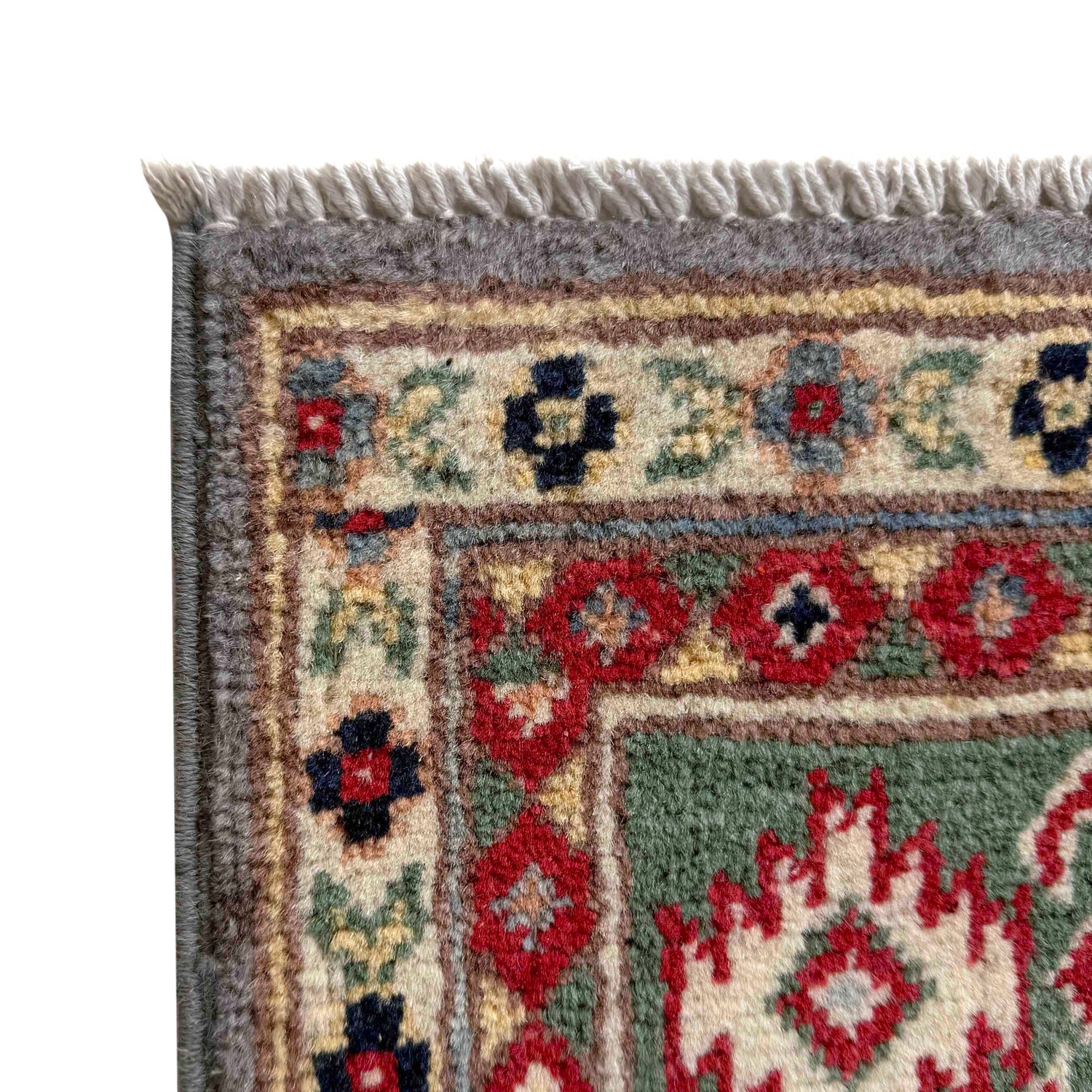Gray Color Kazak Rug 3' 3" x 4' 11" ft / 99 x 150 cm - No. R37512