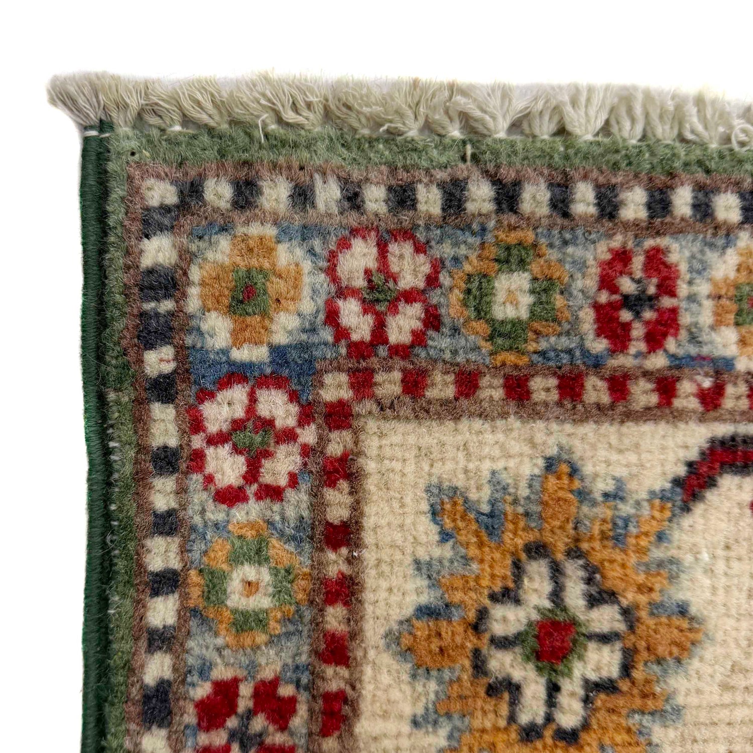 Hand knotted Kazak Carpet 3' 3" x 4' 11" ft / 98 x 149 cm - No. R37513