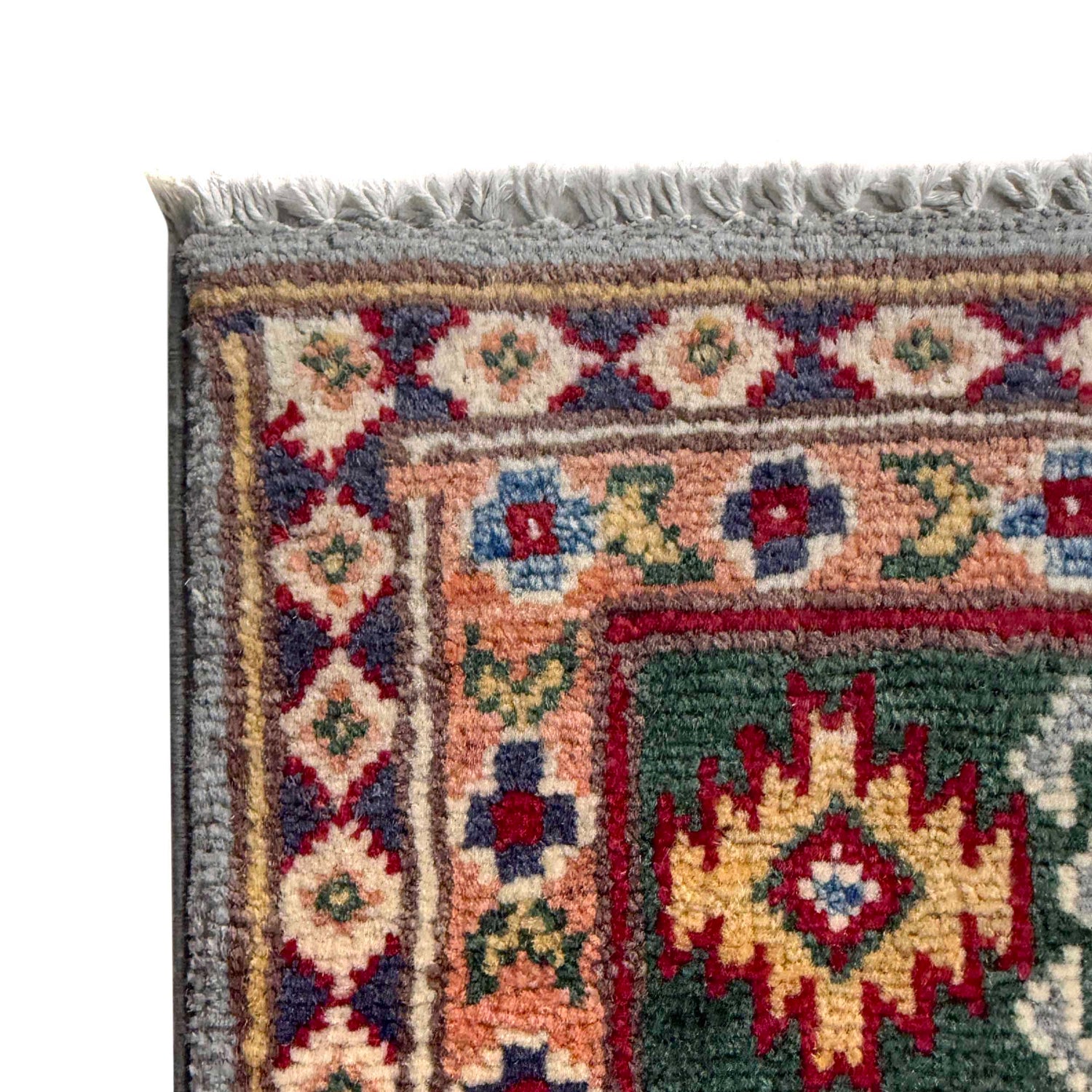 Hand Knotted Kazak Oriental Rug 3' 2" x 4' 9" ft / 97 x 146 cm - No. R37514