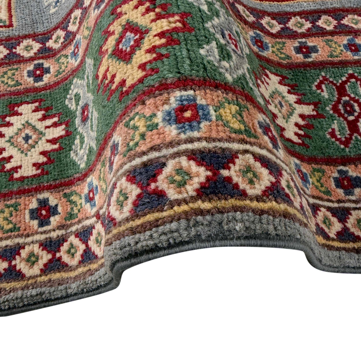 Hand Knotted Kazak Oriental Rug 3' 2" x 4' 9" ft / 97 x 146 cm - No. R37514