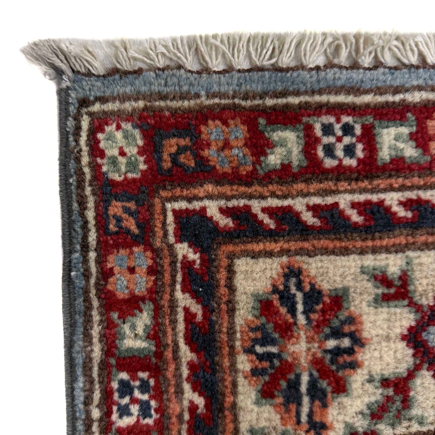 Hand Knotted Kazak Oriental Rug 3' 3" x 4' 11" ft / 99 x 149 cm - No. R37515