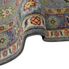Gray Color Kazak Rug 3' 2" x 5' 1" ft / 97 x 154 cm - No. R37518