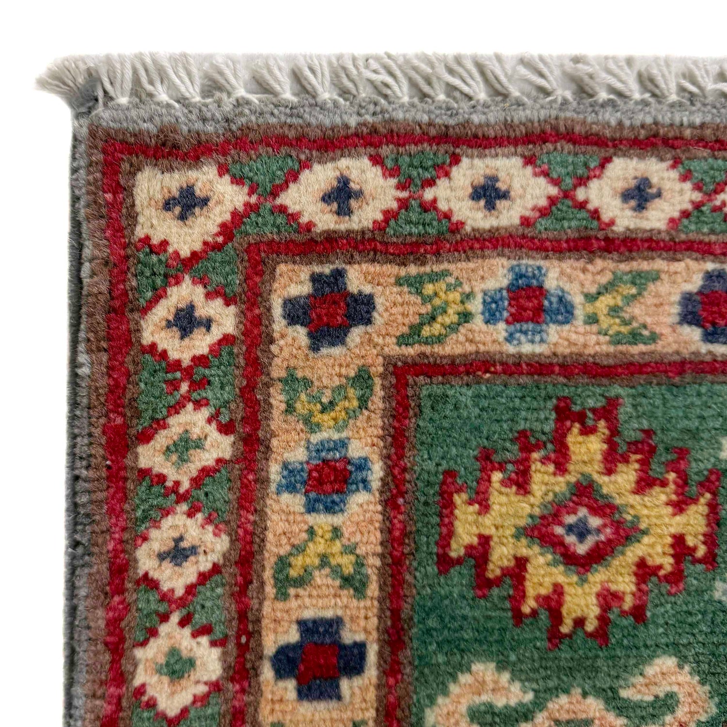 Hand Knotted Kazak Oriental Rug 3' 3" x 4' 9" ft / 100 x 146 cm - No. R37519