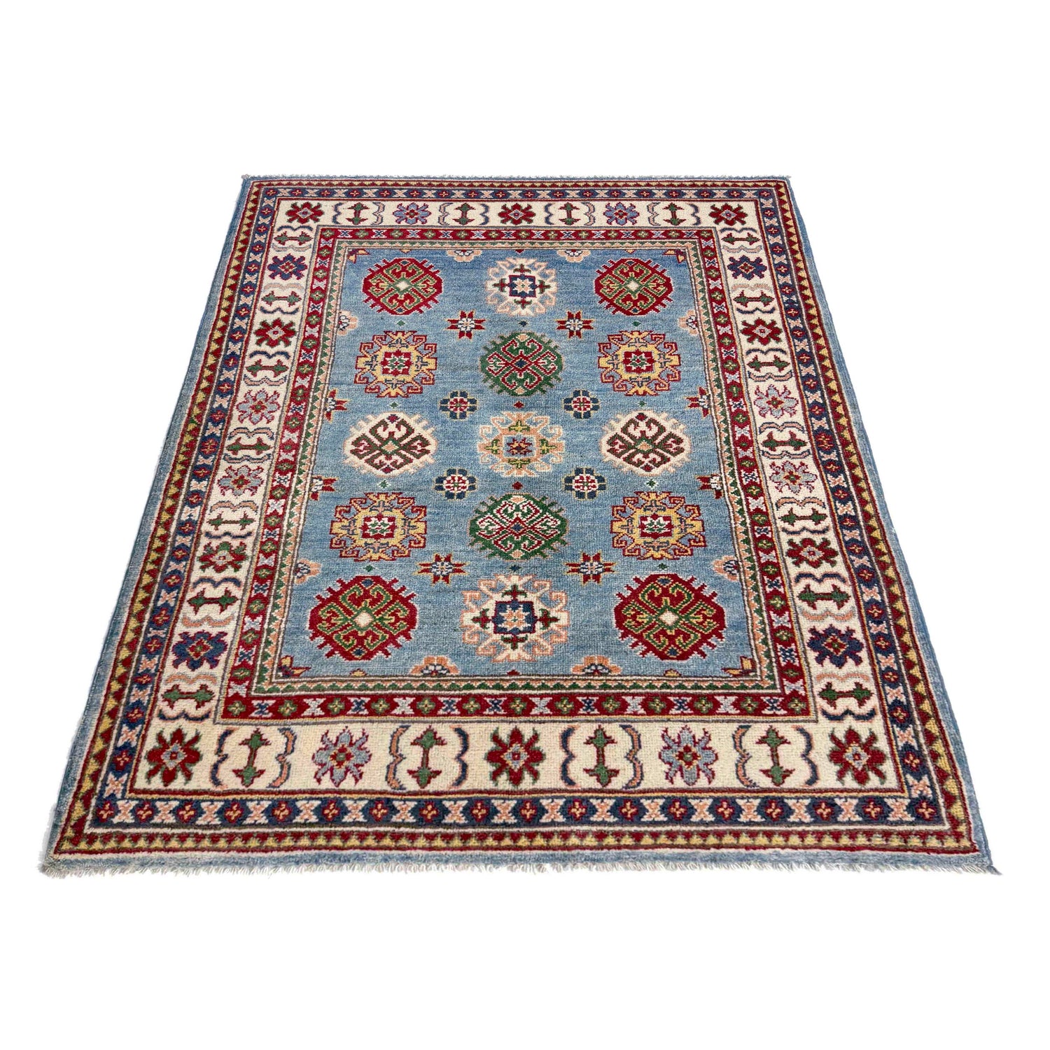 Hand knotted Kazak Rugs 3' 5" x 5' 1" ft / 105 x 155 cm - No. R37521