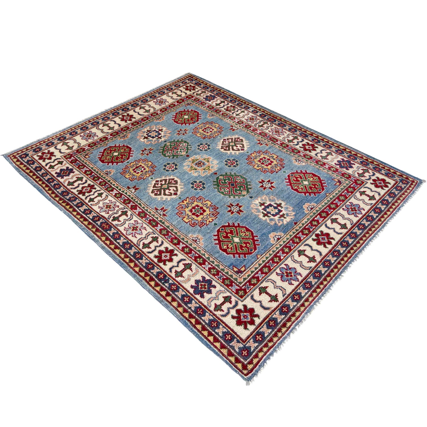 Hand knotted Kazak Rugs 3' 5" x 5' 1" ft / 105 x 155 cm - No. R37521