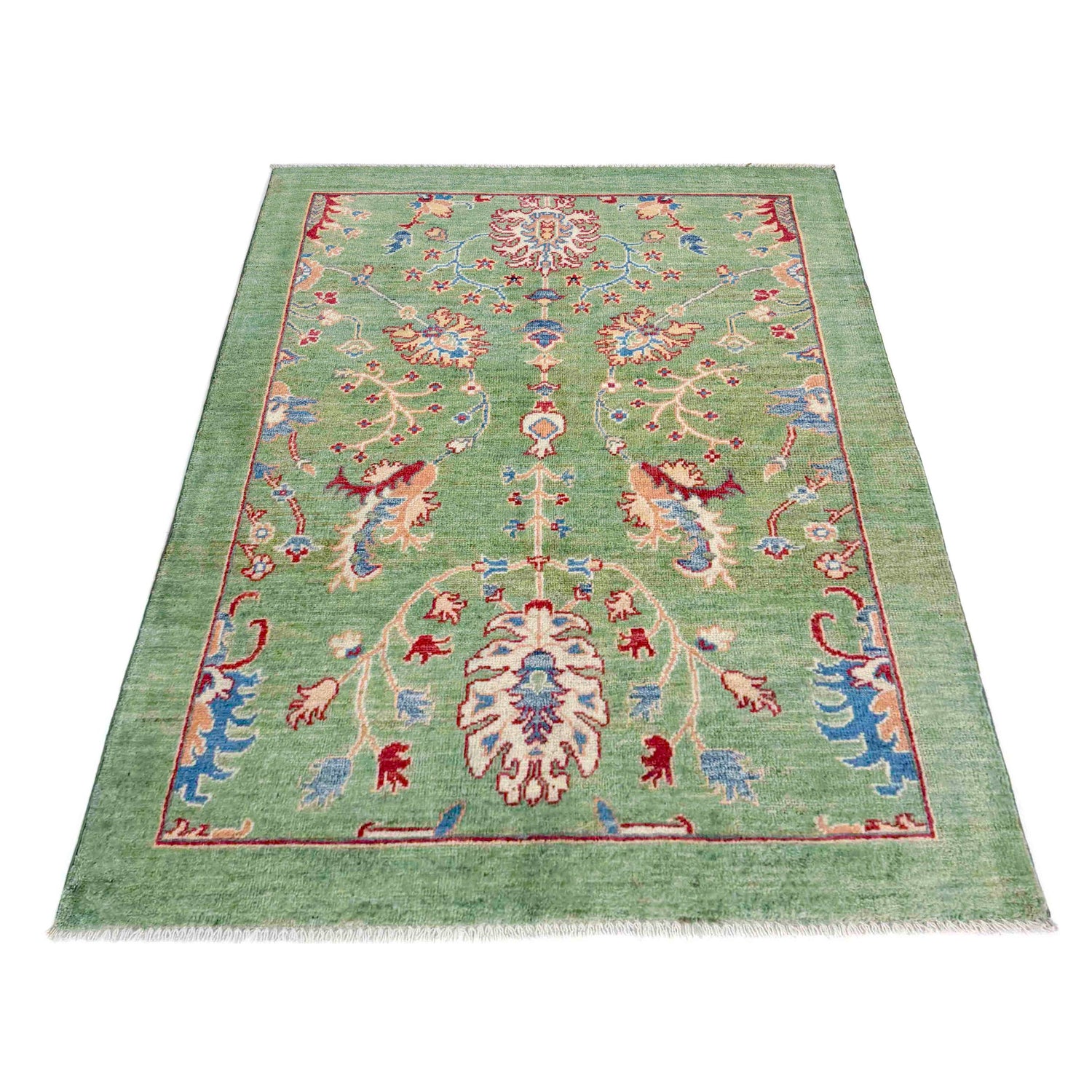 Modern Sultani Carpet 3' 4" x 4' 10" ft / 101 x 147  cm - No. R37523