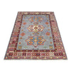 Blue Color Kazak Rug 3' 4" x 4' 11" ft / 102 x 150 cm - No. R37525